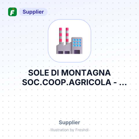 SOLE DI MONTAGNA SOC.COOP.AGRICOLA – summary card, no photo uploaded yet