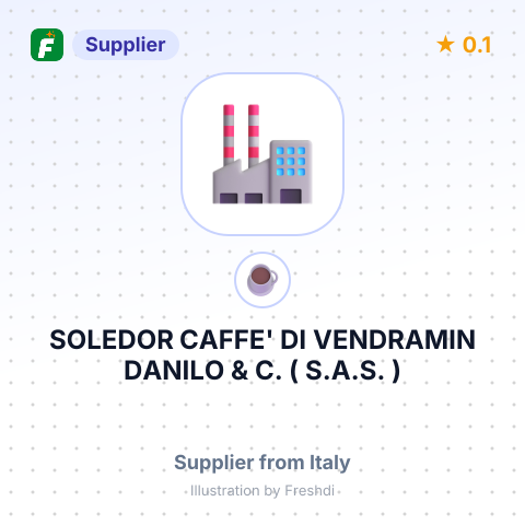 SOLEDOR CAFFE' DI VENDRAMIN DANILO & C. ( S.A.S. ) – summary card, no photo uploaded yet