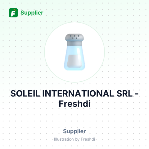 SOLEIL INTERNATIONAL SRL – summary card, no photo uploaded yet