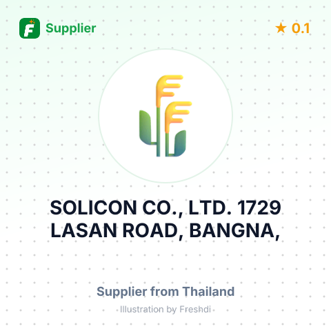 SOLICON CO., LTD. 1729 LASAN ROAD, BANGNA, – summary card, no photo uploaded yet