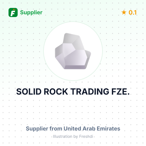 SOLID ROCK TRADING FZE. – summary card, no photo uploaded yet