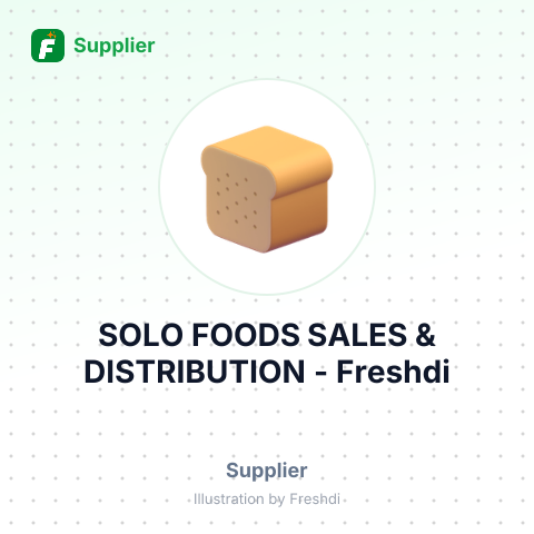 SOLO FOODS SALES & DISTRIBUTION – summary card, no photo uploaded yet