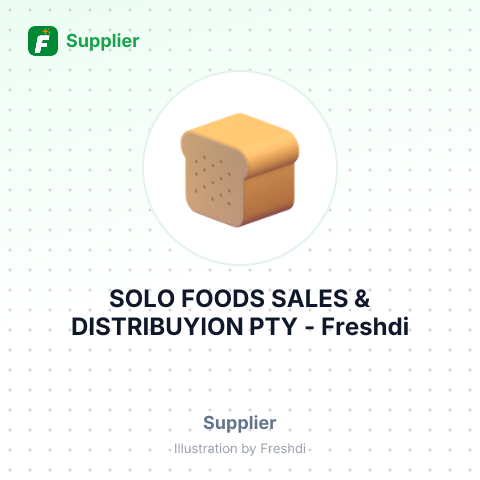 SOLO FOODS SALES & DISTRIBUYION PTY – summary card, no photo uploaded yet