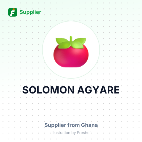 SOLOMON AGYARE – summary card, no photo uploaded yet
