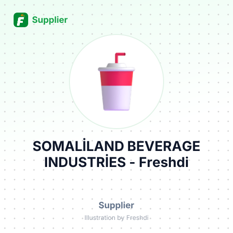 SOMALİLAND BEVERAGE INDUSTRİES – summary card, no photo uploaded yet