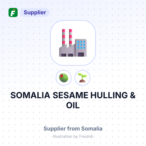 SOMALIA SESAME HULLING & OIL – summary card, no photo uploaded yet