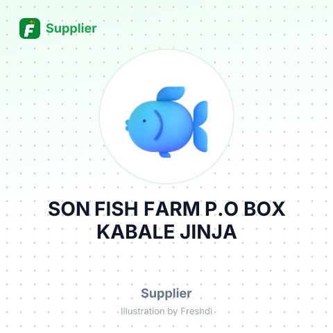 SON FISH FARM P.O BOX KABALE JINJA – summary card, no photo uploaded yet