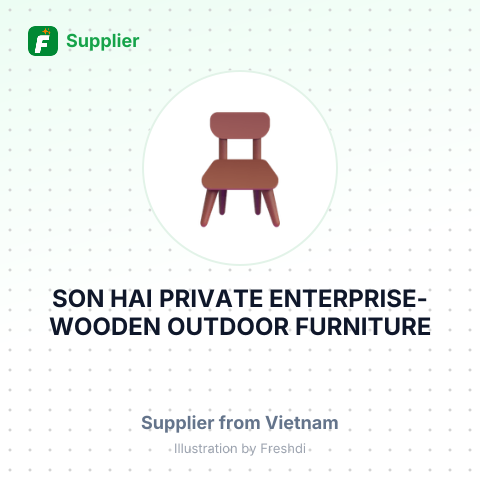 SON HAI PRIVATE ENTERPRISE-WOODEN OUTDOOR FURNITURE – summary card, no photo uploaded yet