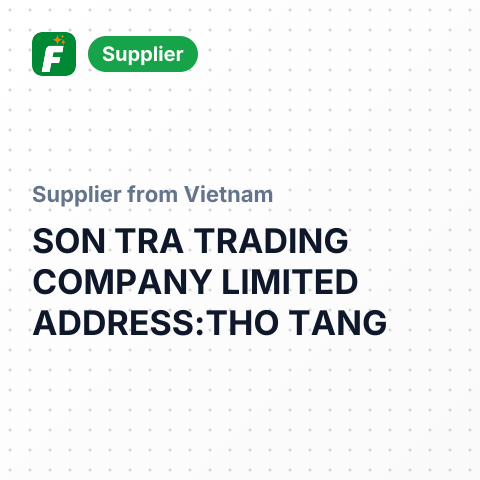 SON TRA TRADING COMPANY LIMITED ADDRESS:THO TANG – summary card, no photo uploaded yet