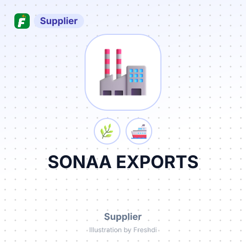 SONAA EXPORTS – summary card, no photo uploaded yet