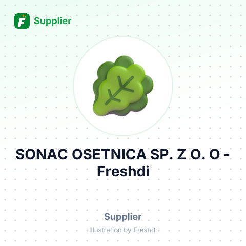 SONAC OSETNICA SP. Z O. O – summary card, no photo uploaded yet