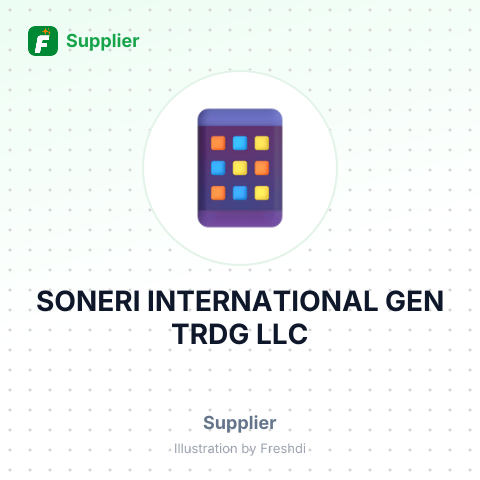 SONERI INTERNATIONAL GEN TRDG LLC – summary card, no photo uploaded yet