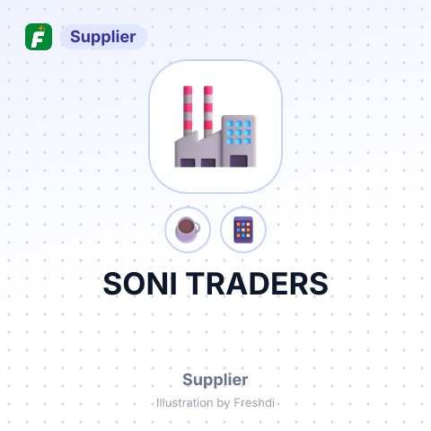 SONI TRADERS – summary card, no photo uploaded yet