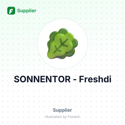 SONNENTOR – summary card, no photo uploaded yet