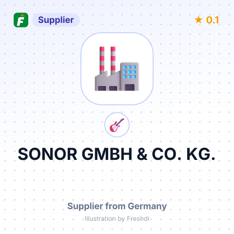SONOR GMBH & CO. KG. – summary card, no photo uploaded yet