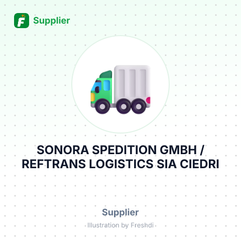 SONORA SPEDITION GMBH / REFTRANS LOGISTICS SIA CIEDRI – summary card, no photo uploaded yet