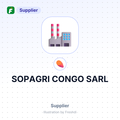 SOPAGRI CONGO SARL – summary card, no photo uploaded yet