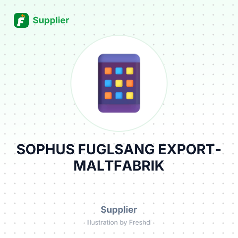 SOPHUS FUGLSANG EXPORT-MALTFABRIK – summary card, no photo uploaded yet