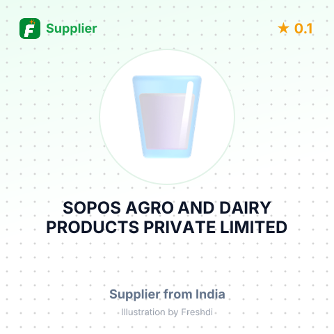 SOPOS AGRO AND DAIRY PRODUCTS PRIVATE LIMITED – summary card, no photo uploaded yet