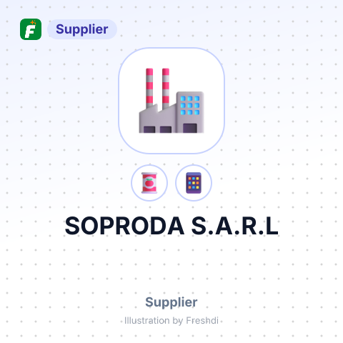 SOPRODA S.A.R.L – summary card, no photo uploaded yet