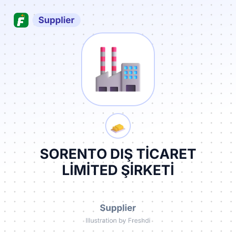 SORENTO DIŞ TİCARET LİMİTED ŞİRKETİ – summary card, no photo uploaded yet