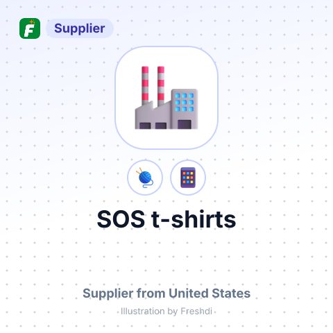SOS t-shirts – summary card, no photo uploaded yet