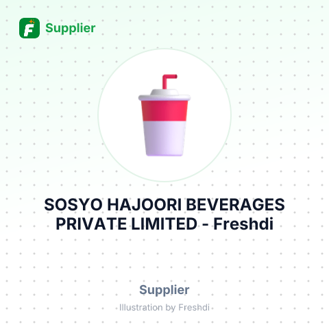 SOSYO HAJOORI BEVERAGES PRIVATE LIMITED – summary card, no photo uploaded yet