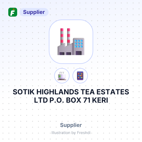SOTIK HIGHLANDS TEA ESTATES LTD P.O. BOX 71 KERI – summary card, no photo uploaded yet
