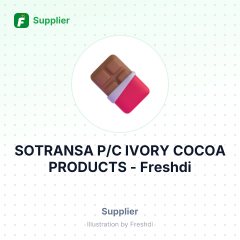 SOTRANSA P/C IVORY COCOA PRODUCTS – summary card, no photo uploaded yet