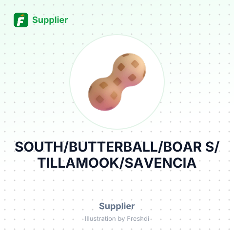SOUTH/BUTTERBALL/BOAR S/TILLAMOOK/SAVENCIA – summary card, no photo uploaded yet