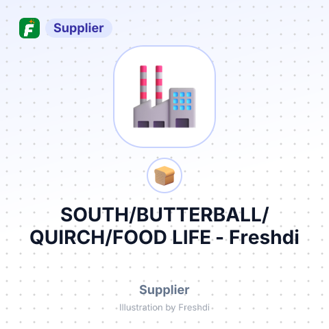 SOUTH/BUTTERBALL/QUIRCH/FOOD LIFE – summary card, no photo uploaded yet