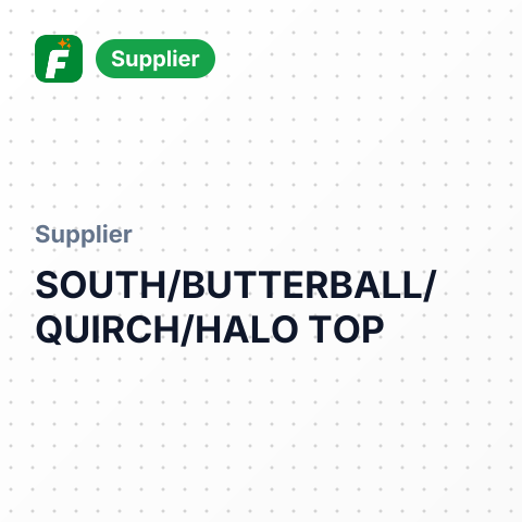 SOUTH/BUTTERBALL/QUIRCH/HALO TOP – summary card, no photo uploaded yet