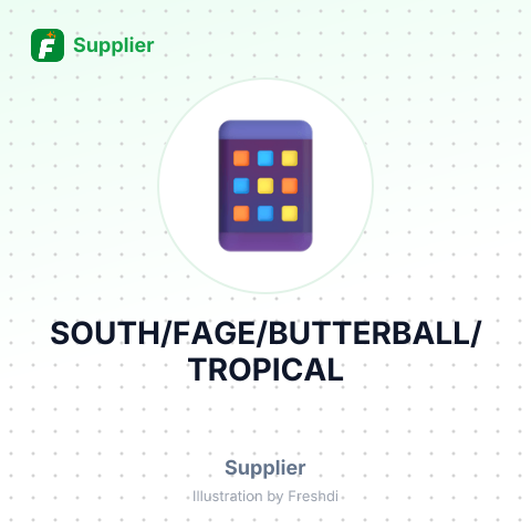 SOUTH/FAGE/BUTTERBALL/TROPICAL – summary card, no photo uploaded yet