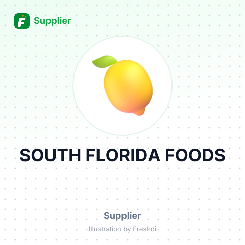 SOUTH FLORIDA FOODS – summary card, no photo uploaded yet
