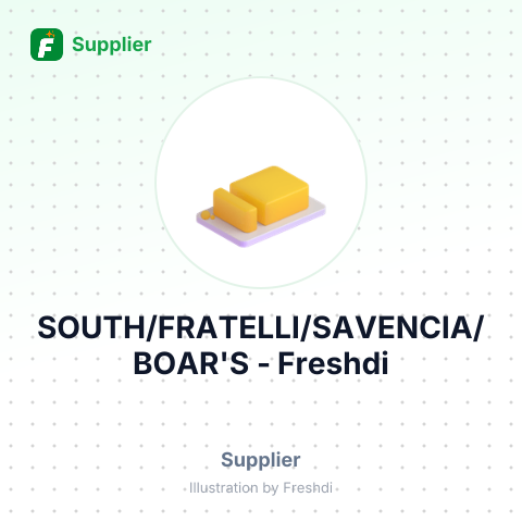 SOUTH/FRATELLI/SAVENCIA/BOAR'S – summary card, no photo uploaded yet