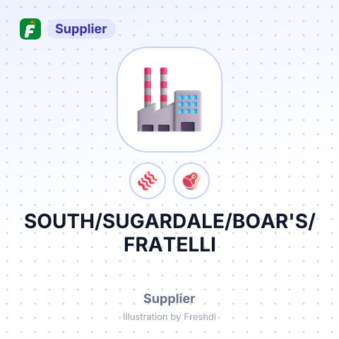 SOUTH/SUGARDALE/BOAR'S/FRATELLI – summary card, no photo uploaded yet