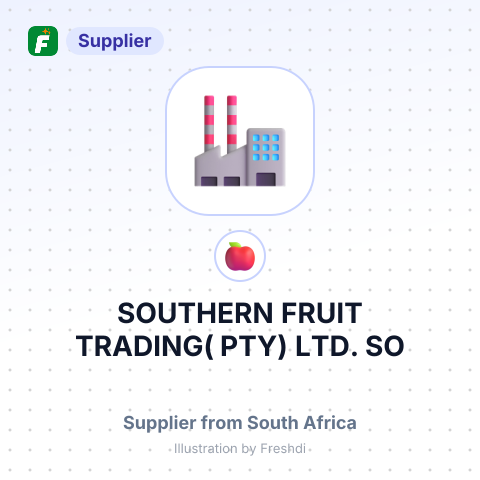 SOUTHERN FRUIT TRADING( PTY) LTD. SO – summary card, no photo uploaded yet