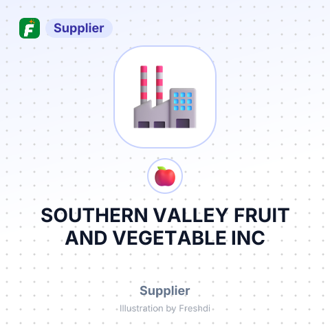SOUTHERN VALLEY FRUIT AND VEGETABLE INC – summary card, no photo uploaded yet