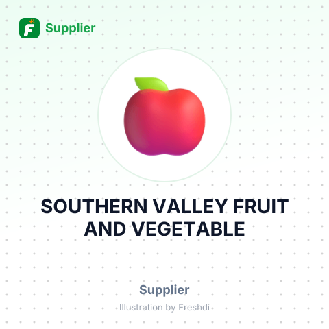 SOUTHERN VALLEY FRUIT AND VEGETABLE – summary card, no photo uploaded yet