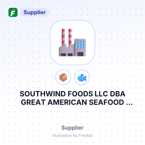 SOUTHWIND FOODS LLC DBA GREAT AMERICAN SEAFOOD IMPORTSCO. – summary card, no photo uploaded yet