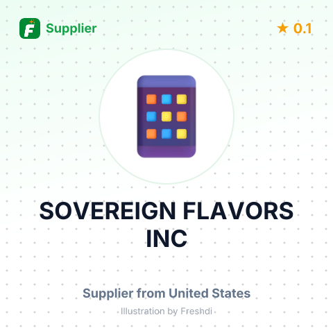 SOVEREIGN FLAVORS INC – summary card, no photo uploaded yet