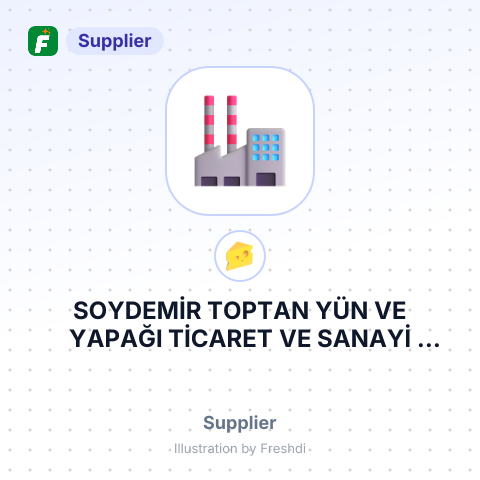 SOYDEMİR TOPTAN YÜN VE YAPAĞI TİCARET VE SANAYİ LİMİTED ŞİRKETİ – summary card, no photo uploaded yet