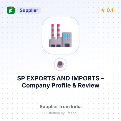 SP EXPORTS AND IMPORTS – summary card, no photo uploaded yet
