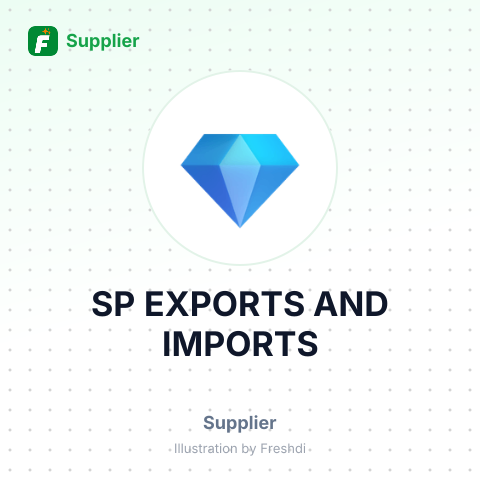 SP EXPORTS AND IMPORTS – summary card, no photo uploaded yet