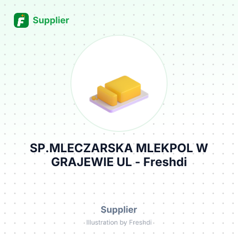 SP.MLECZARSKA MLEKPOL W GRAJEWIE UL – summary card, no photo uploaded yet