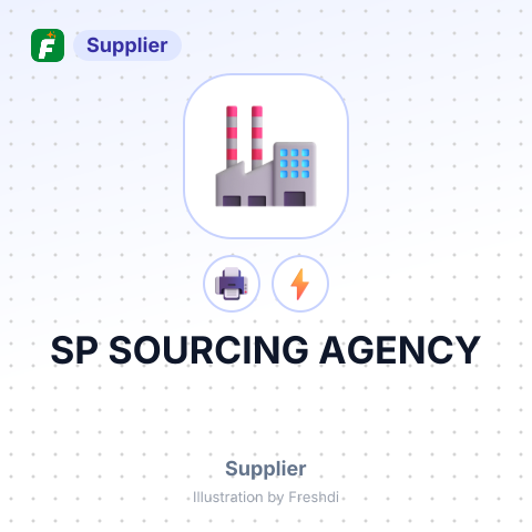 SP SOURCING AGENCY – summary card, no photo uploaded yet