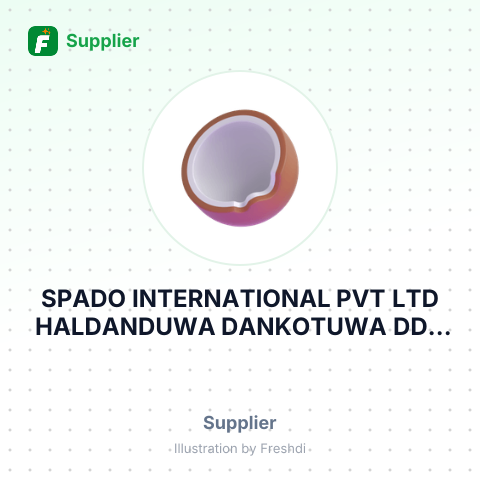 SPADO INTERNATIONAL PVT LTD HALDANDUWA DANKOTUWA DDC RMU ORDER – summary card, no photo uploaded yet