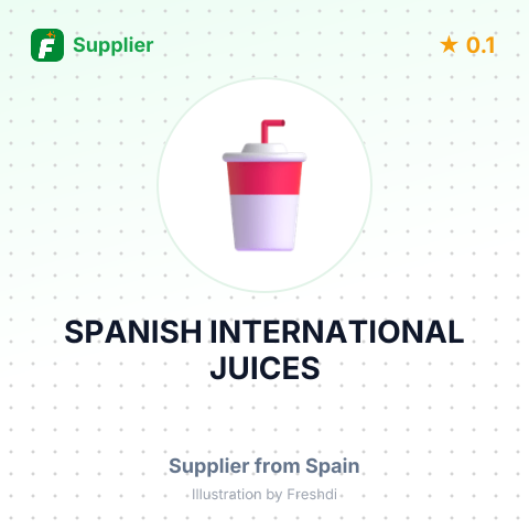 SPANISH INTERNATIONAL JUICES – summary card, no photo uploaded yet
