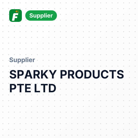 SPARKY PRODUCTS PTE LTD – summary card, no photo uploaded yet