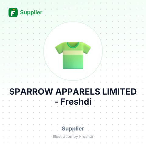 SPARROW APPARELS LIMITED – summary card, no photo uploaded yet